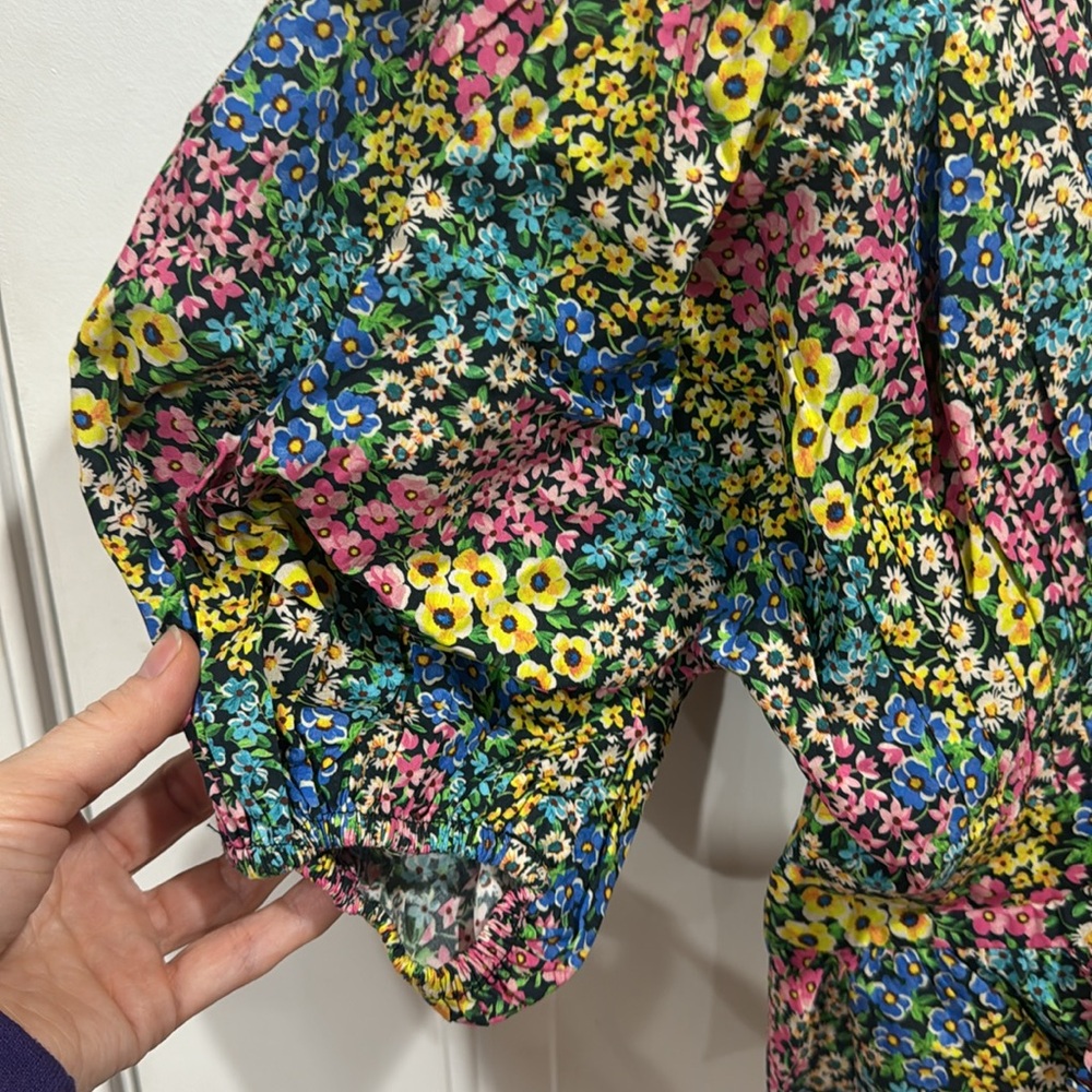 *NEW* FOR LOVE & LEMONS RUTH DITZY FLORAL RAINBOW CROP TOP XS - Picture 7 of 10